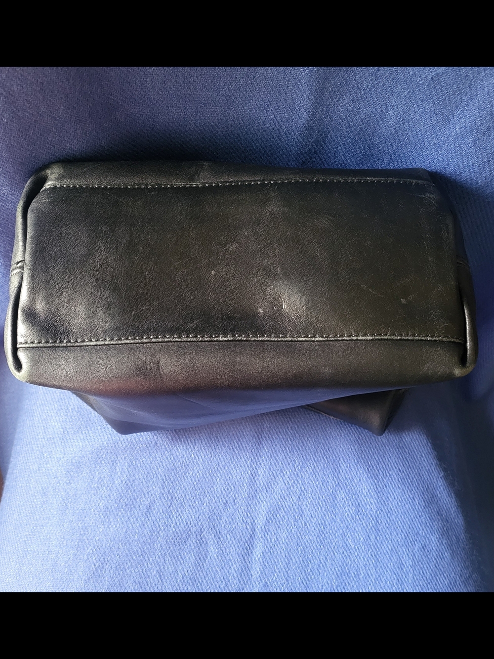 Coach Black Leather & Canvas Shoulder Bag - Picture 11 of 16